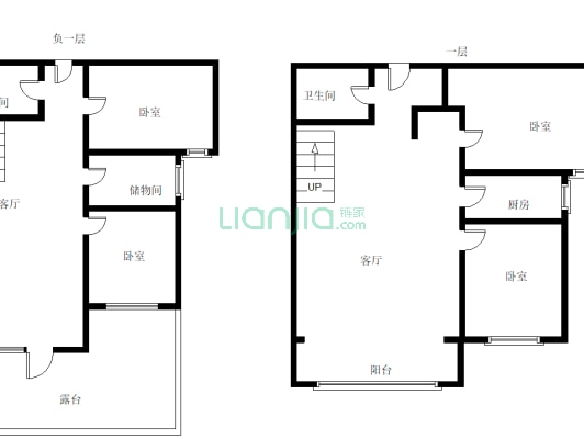 K2狮子城北区 4室2厅 南-户型图