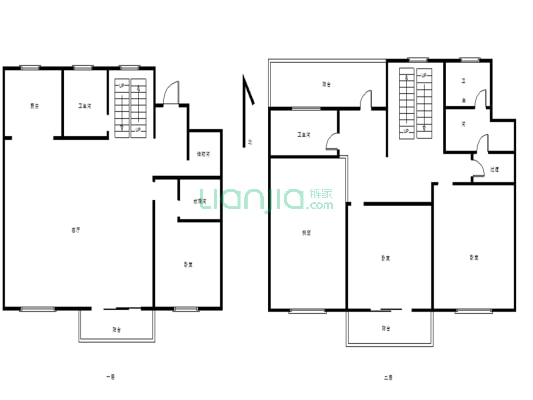 建业世和府 别墅3/4复试 带110平地下室 带一个后院-户型图