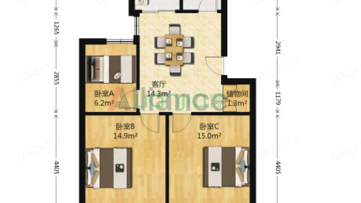 中山花苑二手房实景图