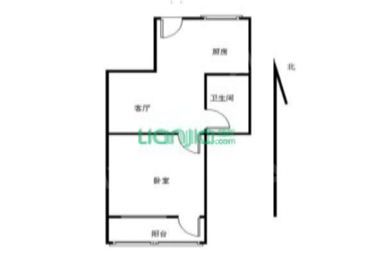 此房满五年，朝南单室套，采光好，无遮挡，不临街