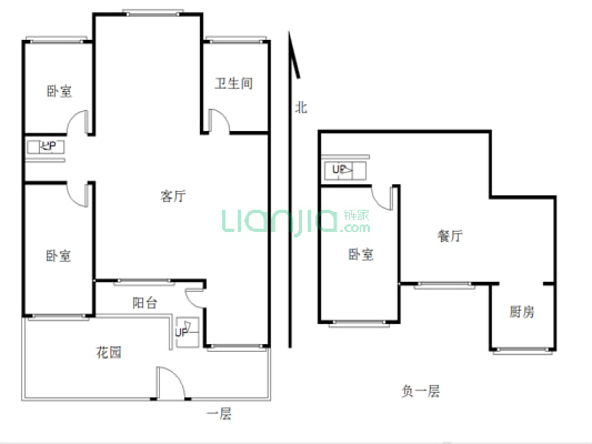 中苑新区   1楼大平米改善房 看房方便 拎包入住-户型图