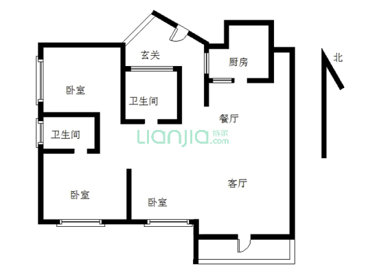 东湖春树里 3室2厅 350万