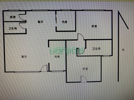 曲江翠竹园 小区内部的一层 南北通透 小区主出入口