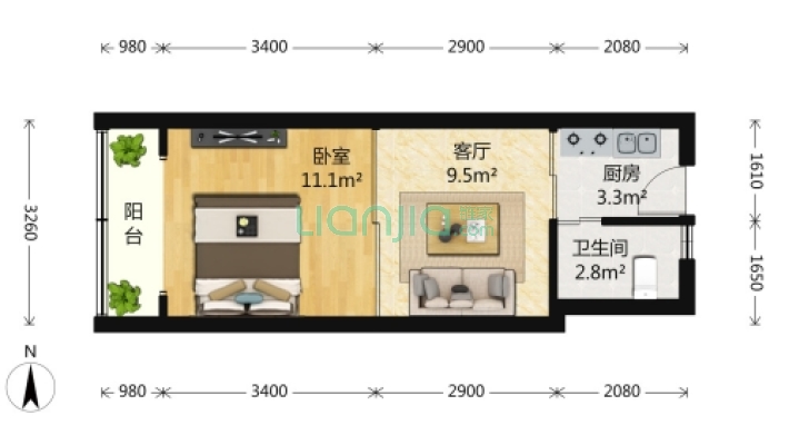 镇宁路404弄二手房实景图