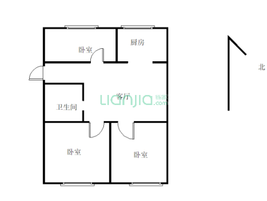 太平花苑南区 3室1厅 南