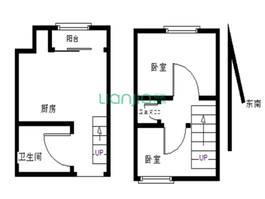 总部基地商圈，精装复式两房，温馨舒适