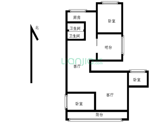 龟岗四马路  阔绰五房   安静宜居