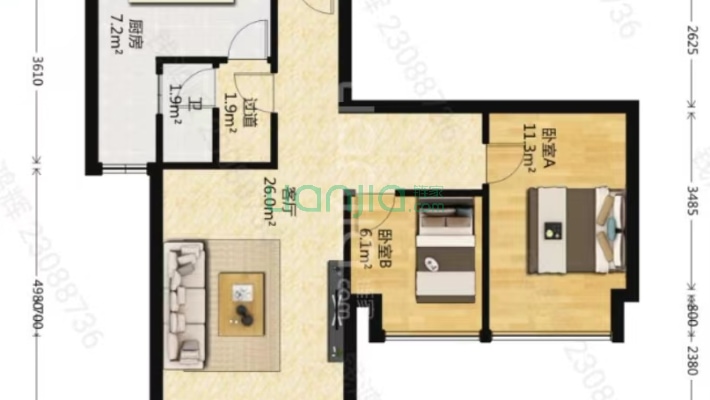旭和倾城一期二手房实景图