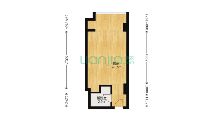 起跑线大厦二手房实景图