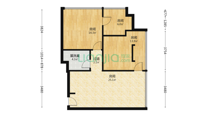 复地金融岛湾流汇二手房实景图