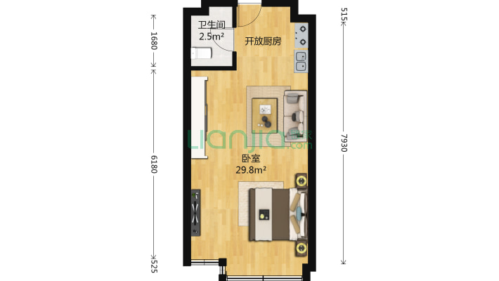 东方公寓二手房实景图