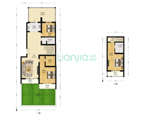 万科青青家园 3室1厅2卫 150平方