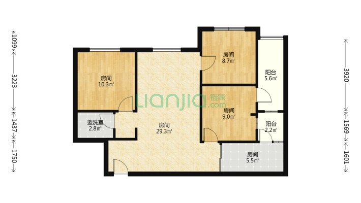 国色天乡庆典城二手房实景图