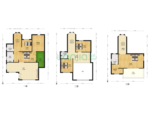 恒大金碧天下 5室1厅3卫 270平方