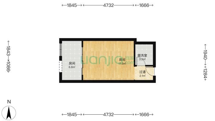 西锦集公寓二手房实景图