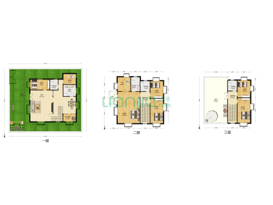 莲花山庄四村 9室1厅4卫 178平方