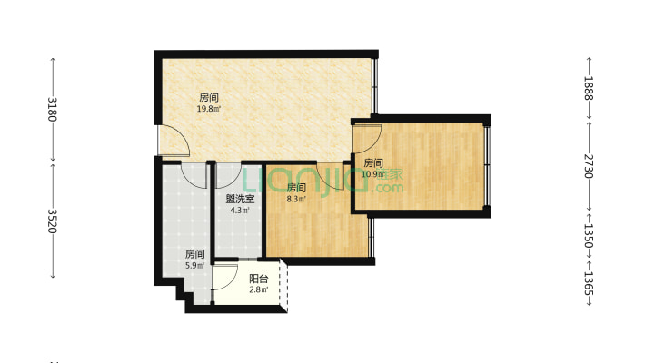 三都汇朝九二手房实景图