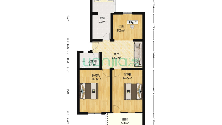 福建省建材控股有限公司宿舍二手房实景图