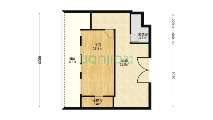 万科金库二手房实景图