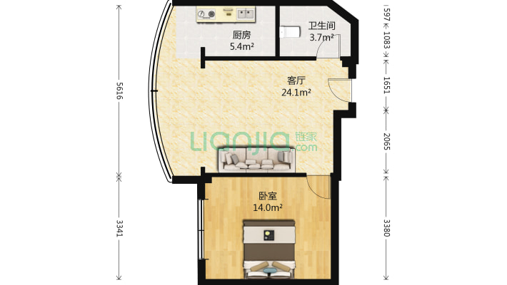 临河小筑二手房实景图
