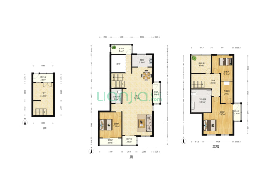 怡海新都 3室1厅2卫 178平方