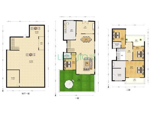 金科王府二期 4室1厅3卫 449平方