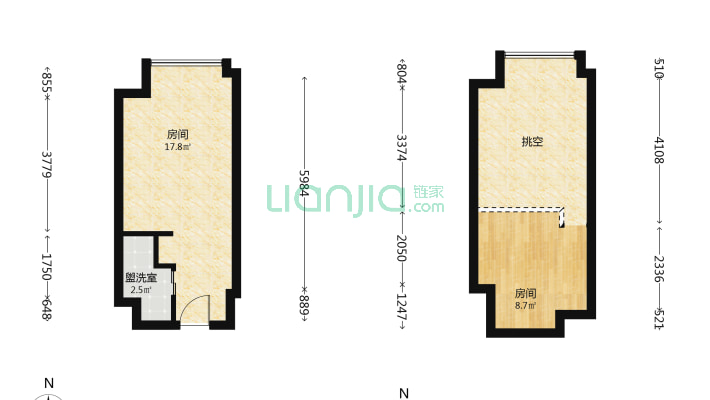 北城红街二手房实景图