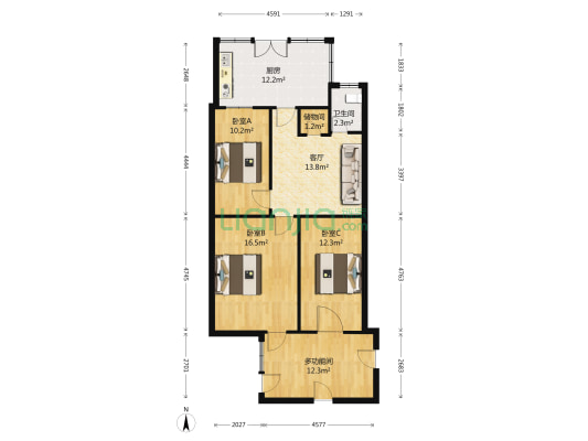 上夼东路 4室1厅1卫 70平方