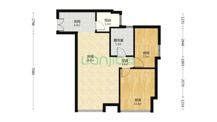 珠江新城D区二手房实景图