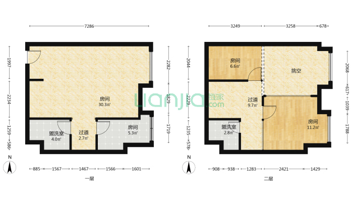 北城红街二手房实景图