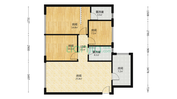 洲际健康城二手房实景图