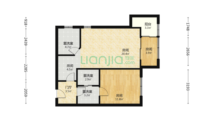 胶州大楼二手房实景图