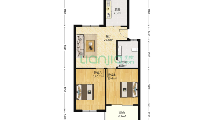 富成小区二手房实景图