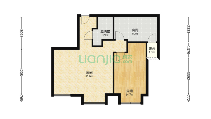 誉峰M5行政公寓二手房实景图