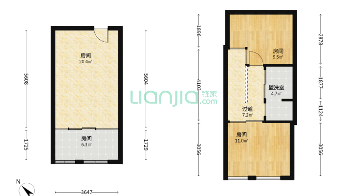 晶楠天地二手房实景图