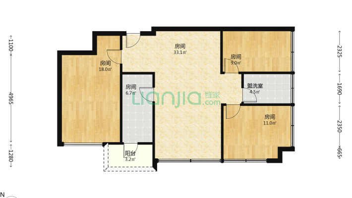 首开龙湖紫宸香颂二手房实景图