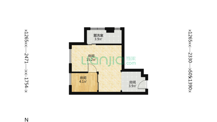 禹洲蓝爵二手房实景图