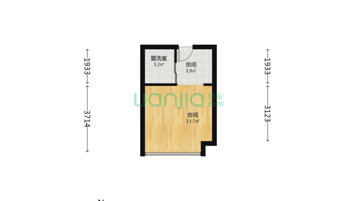 俊领国际酒店公寓二手房实景图