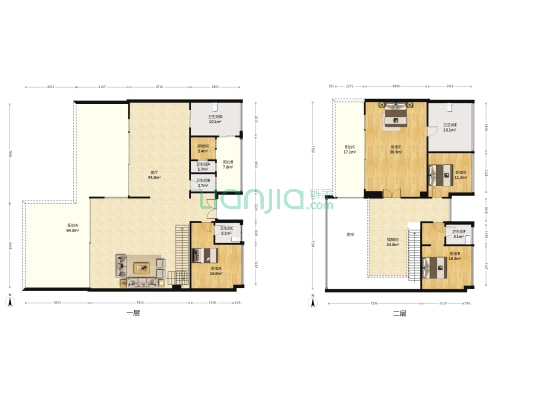 东方花园 4室1厅6卫 313平方