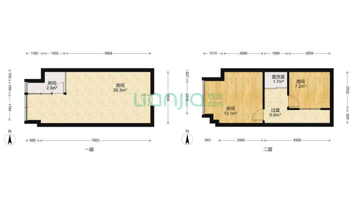 晶楠天地二手房实景图