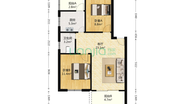 锦绣新居二手房实景图