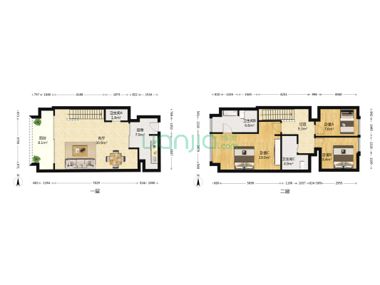 深圳湾公馆 3室1厅3卫 86平方