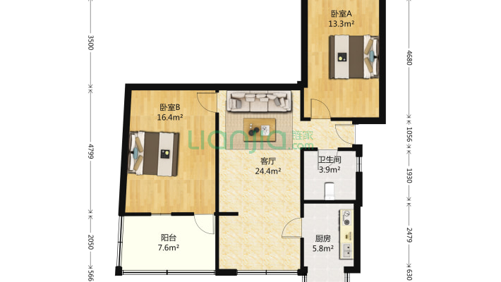 省人民银行宿舍二手房实景图