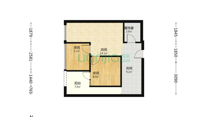 缤纷新天地二期二手房实景图