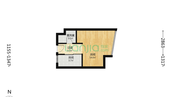 大上海国际花园酒店公寓二手房实景图