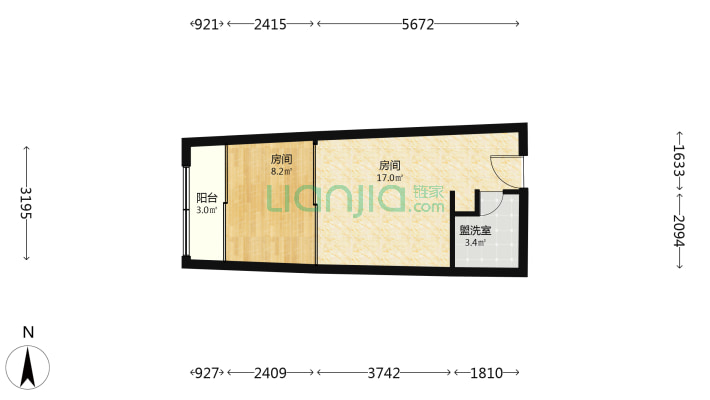 米拉公寓二手房实景图