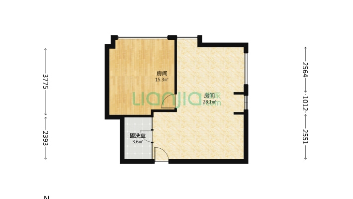 绿地摩登公馆二手房实景图