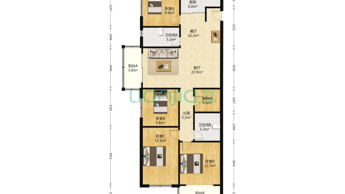 联兴大厦二手房实景图
