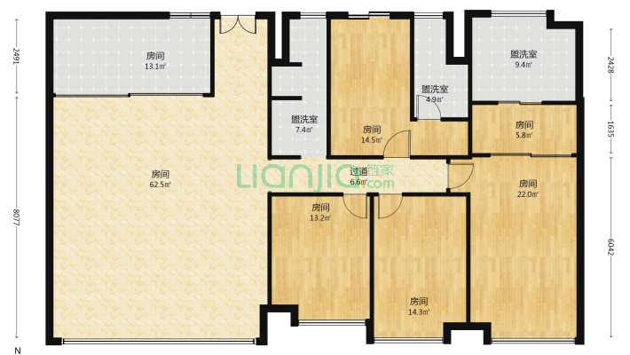 麓府大院二手房实景图