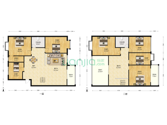 硕苑 7室3厅2卫 260平方